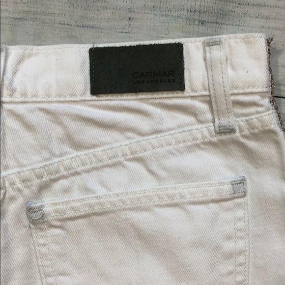 LF Carmar Rhinestone Hi Rise Distress Jean Shorts - Picture 10 of 10